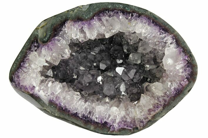 Amethyst Geode With Polished Face - Uruguay #151293